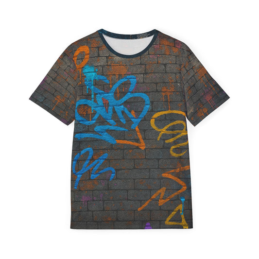 Inspire Graffiti Wall Men's Jersey Premium T-Shirt