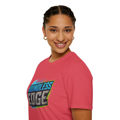 Boundless Edge Logo Tee – Everyday Edition Women's Basic T-Shirt (Heather Red Only)