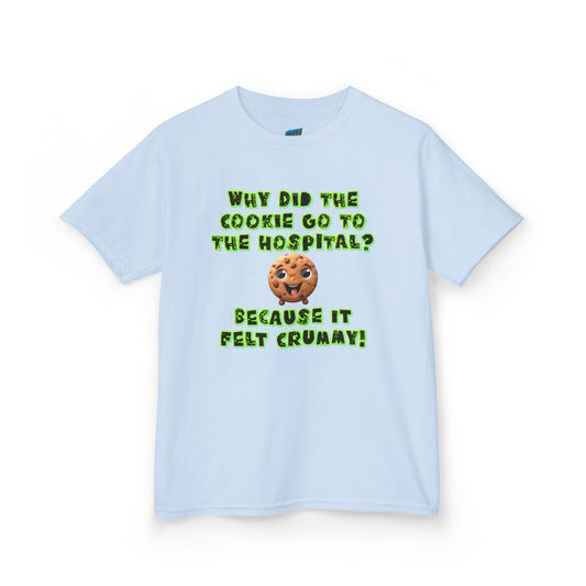 Cookie Joke Humor Boys' Heavy Cotton T-Shirt