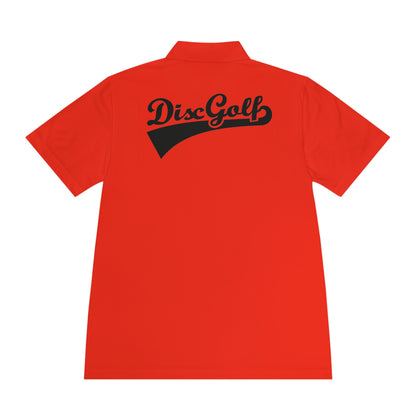 Boundless Edge Disc Golf Men's Sport Polo Premium T-Shirt