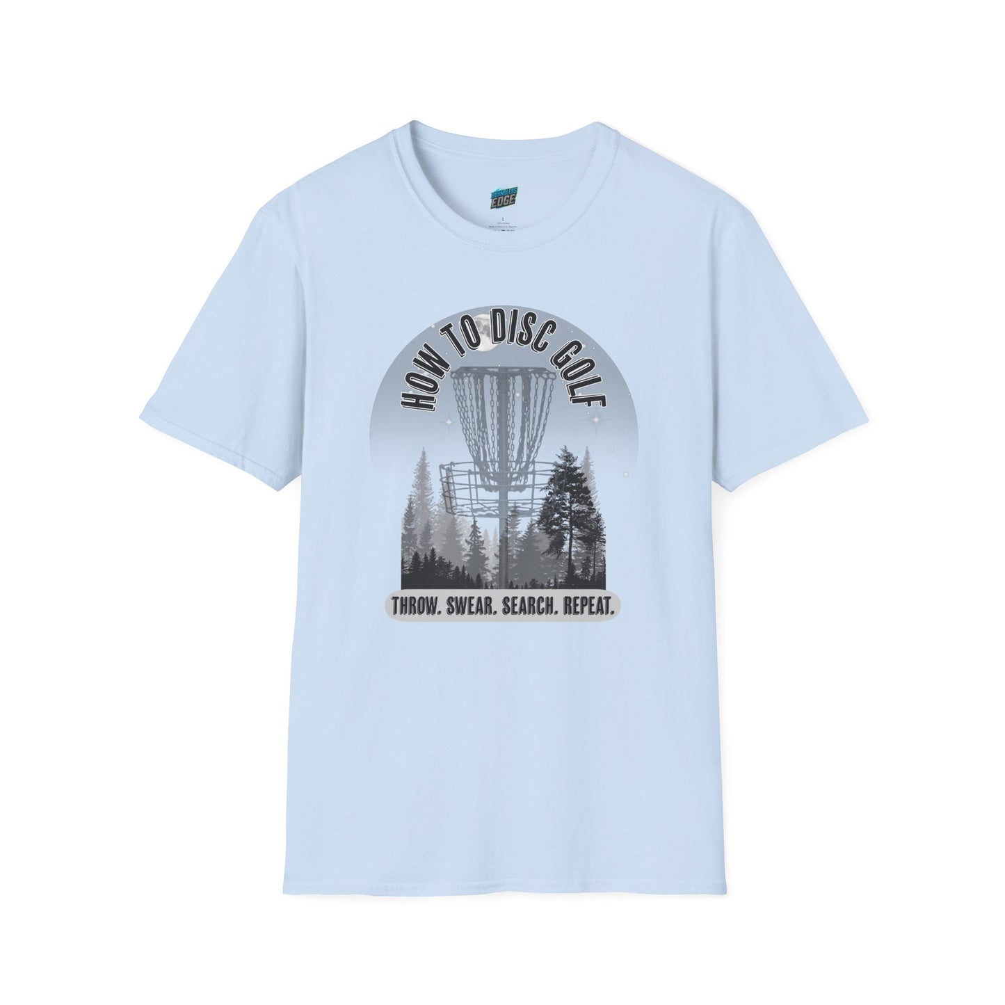 How to Disc Golf Humor Men's Basic Softstyle T-Shirt