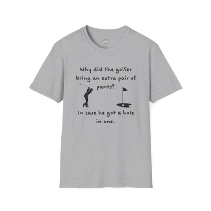 Hole in One Golf Humor Men's Basic T-Shirt