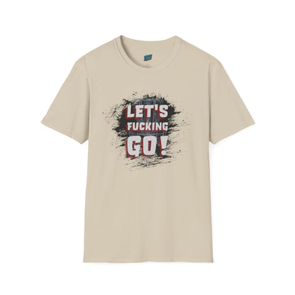 Let's F****** Go! Disc Golf Adult Humor Women's Basic Softstyle T-Shirt