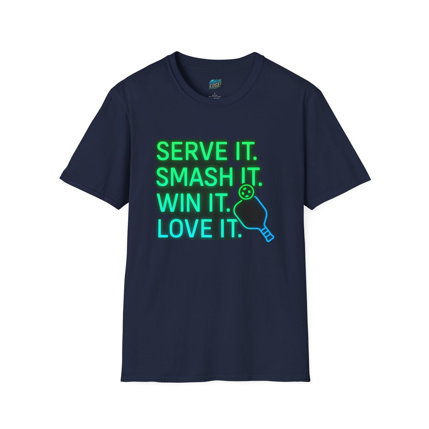 Serve it. Smash it. Win it. Love it. Pickleball Men's Basic T-Shirt