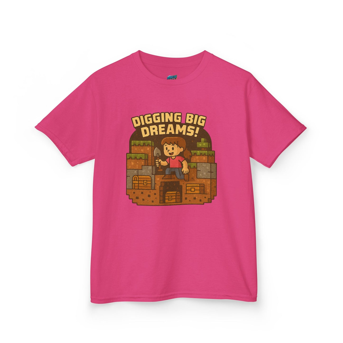 Digging Big Dreams Playing with Danger Girls' Heavy Cotton T-Shirt