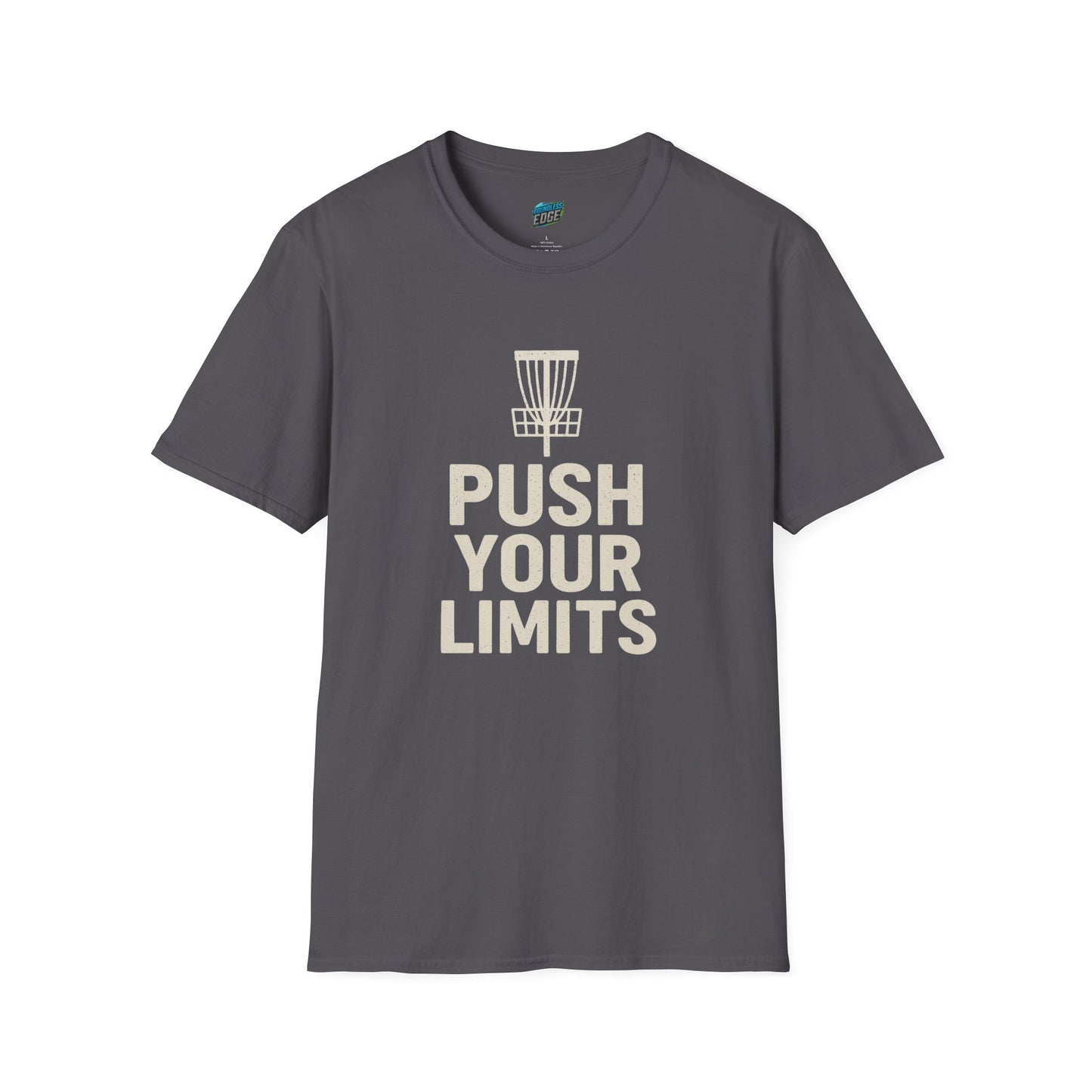 Push Your Limits Disc Golf Men's Basic T-Shirt