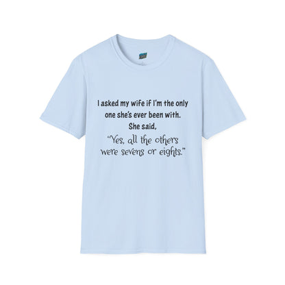 Wife Joke Dad Joke Humor Men's Basic T-Shirt