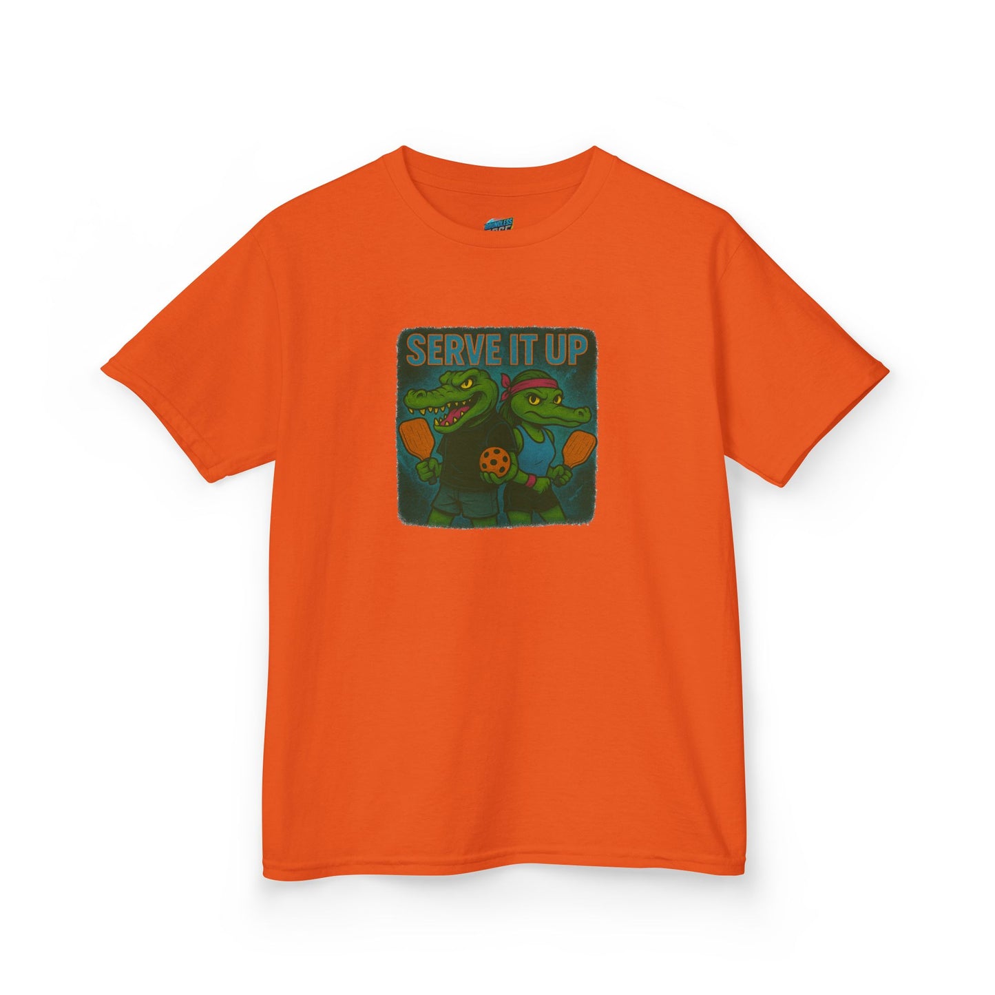 Serve it up Gator Pickleball Boys' Heavy Cotton T-Shirt