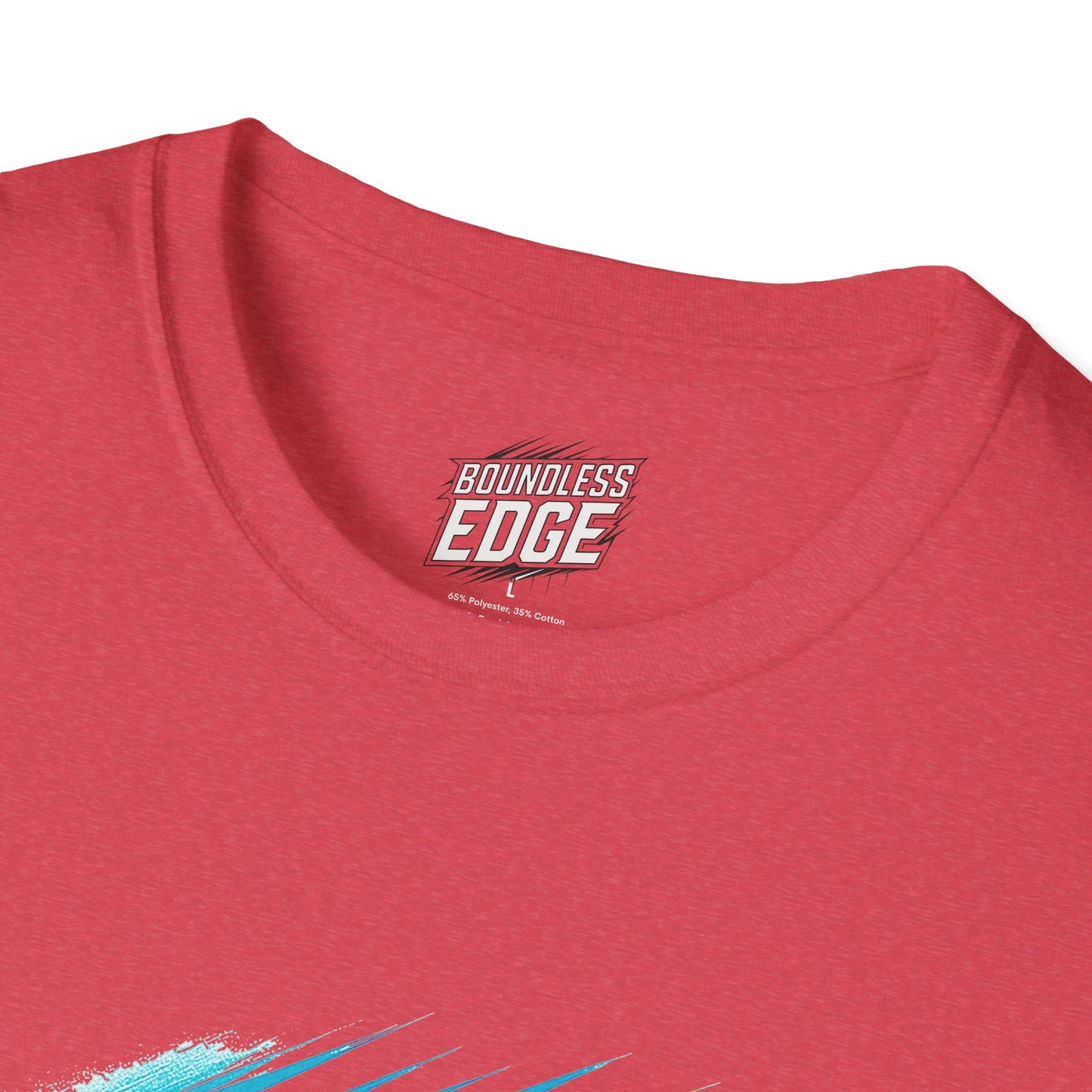 Boundless Edge Logo Tee – Everyday Edition Women's Basic T-Shirt (Heather Red Only)