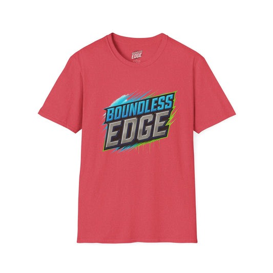 Boundless Edge Logo Tee – Everyday Edition Women's Basic T-Shirt (Heather Red Only)