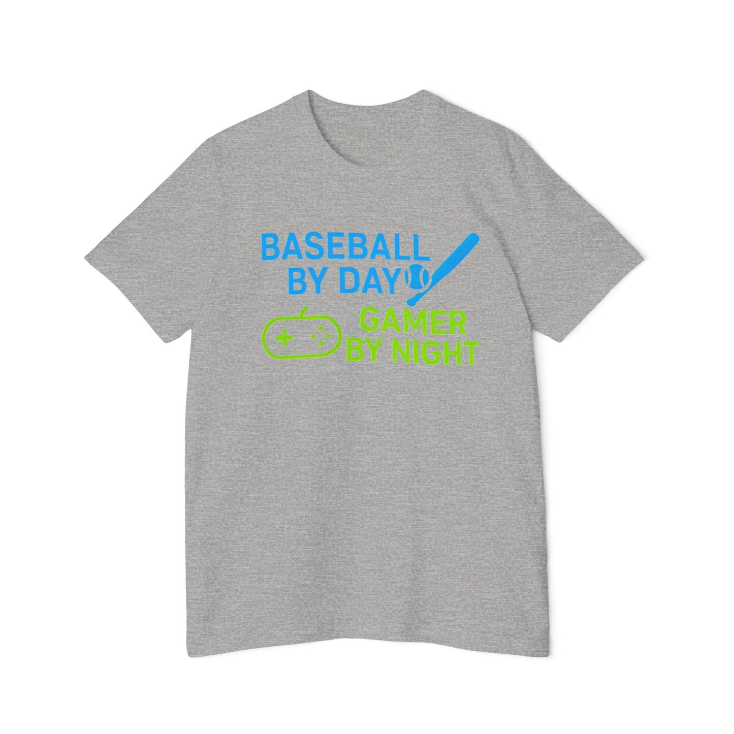 Baseball by Day, Gamer by Night Men's Premium T-Shirt
