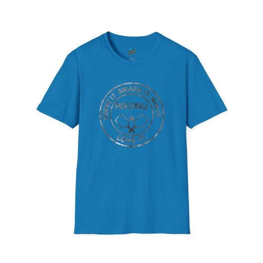 Serve it. Smash it. Win it. Love it. Pickleball Men's Basic T-Shirt