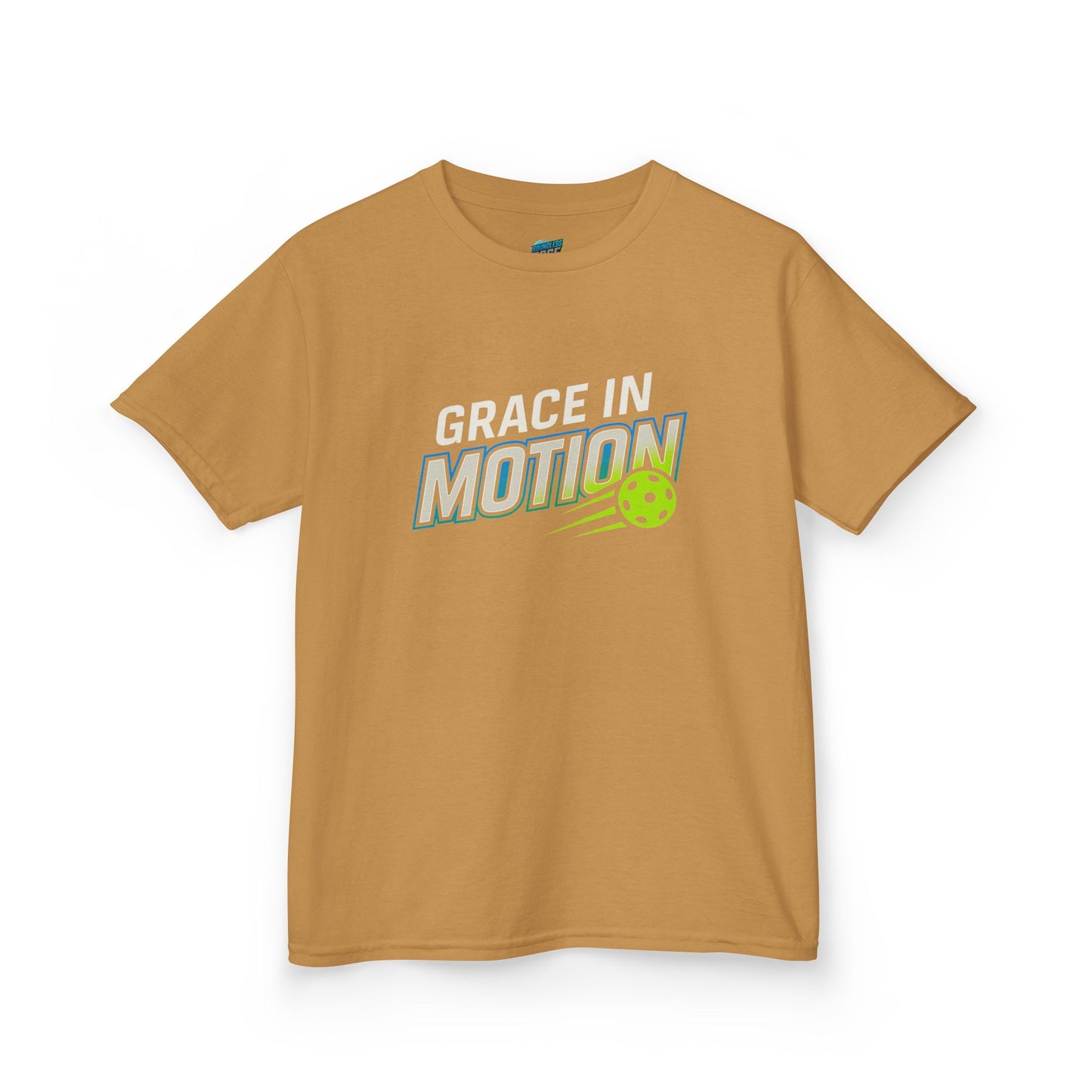 Grace in Motion Pickleball Girls' Heavy Cotton T-Shirt