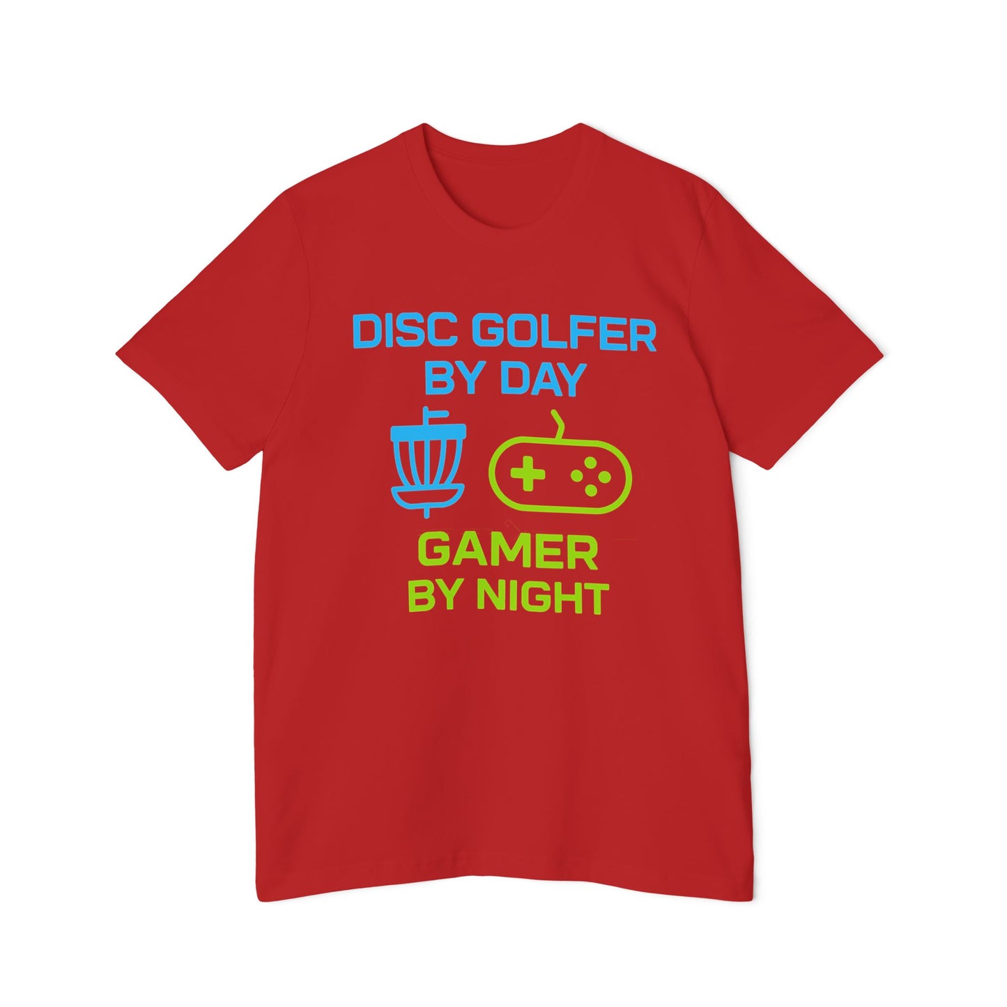 Disc Golfer by Day, Gamer by Night Disc Golf Women's Premium T-Shirt