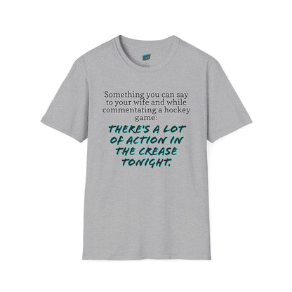 Something You Can Say... Hockey Humor Men's Basic T-Shirt