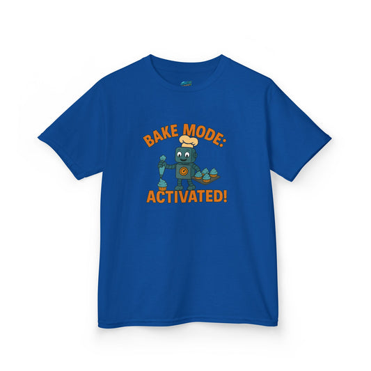Bake Mode: Activated Playing with Danger Girls' Heavy Cotton T-Shirt