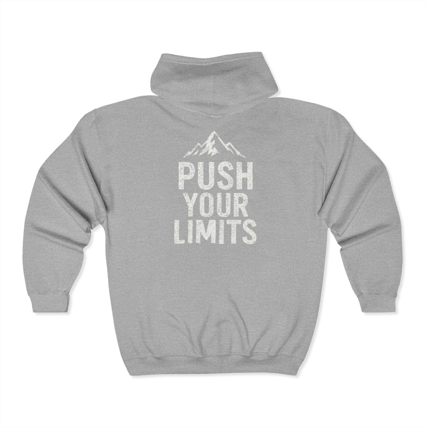Boundless Edge Push Your Limits Women's Full Zip-Up Hoodie Sweatshirt