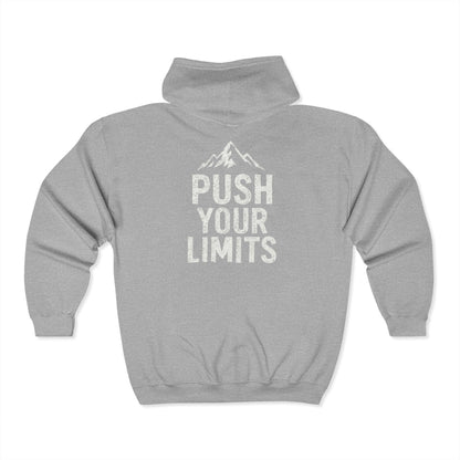 Boundless Edge Push Your Limits Women's Full Zip-Up Hoodie Sweatshirt