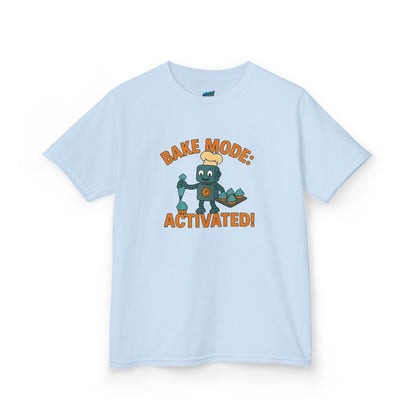Bake Mode: Activated Playing with Danger Boys' Heavy Cotton T-Shirt