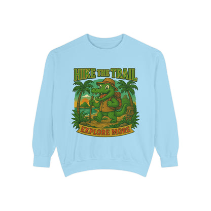 Hike the Trail Explore More Hiking Women's Premium Crewneck Sweatshirt