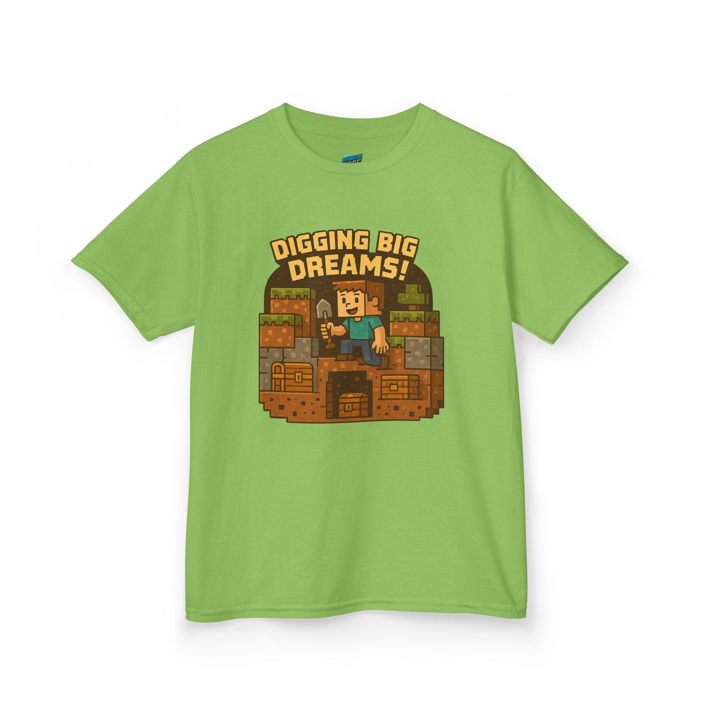 Digging Big Dreams Playing with Danger Boys' Heavy Cotton T-Shirt