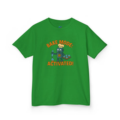 Bake Mode: Activated Playing with Danger Boys' Heavy Cotton T-Shirt