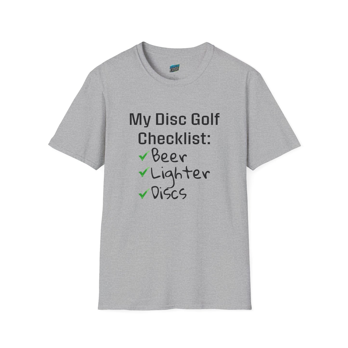 My Disc Golf Checklist Disc Golf Humor Men's Basic T-Shirt