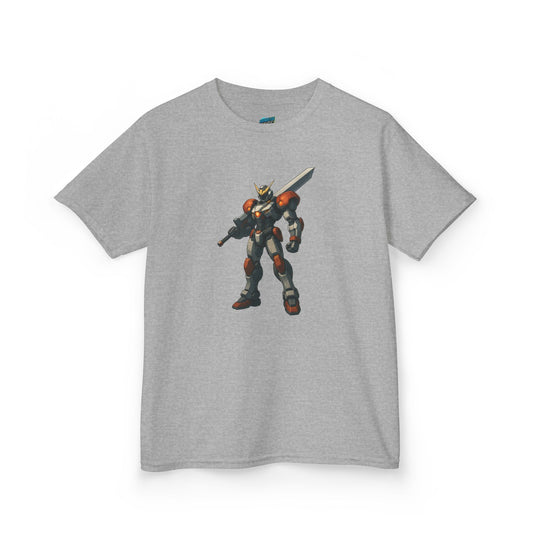 Mech Anime Boys' Heavy Cotton T-Shirt