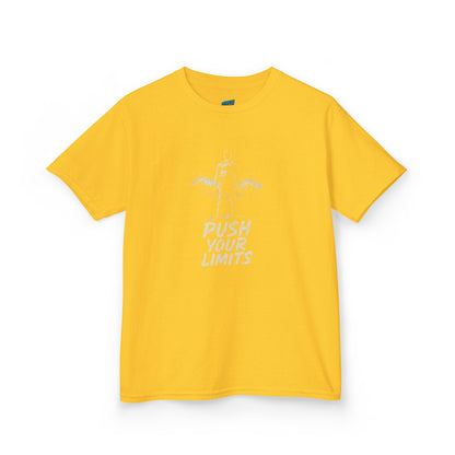 Push Your Limits Hiking Boys' Heavy Cotton T-Shirt