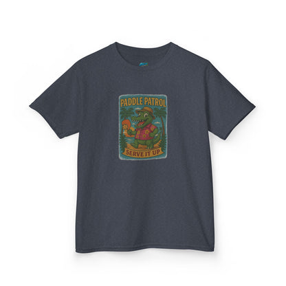 Paddle Patrol Gator Pickleball Girls' Heavy Cotton T-Shirt