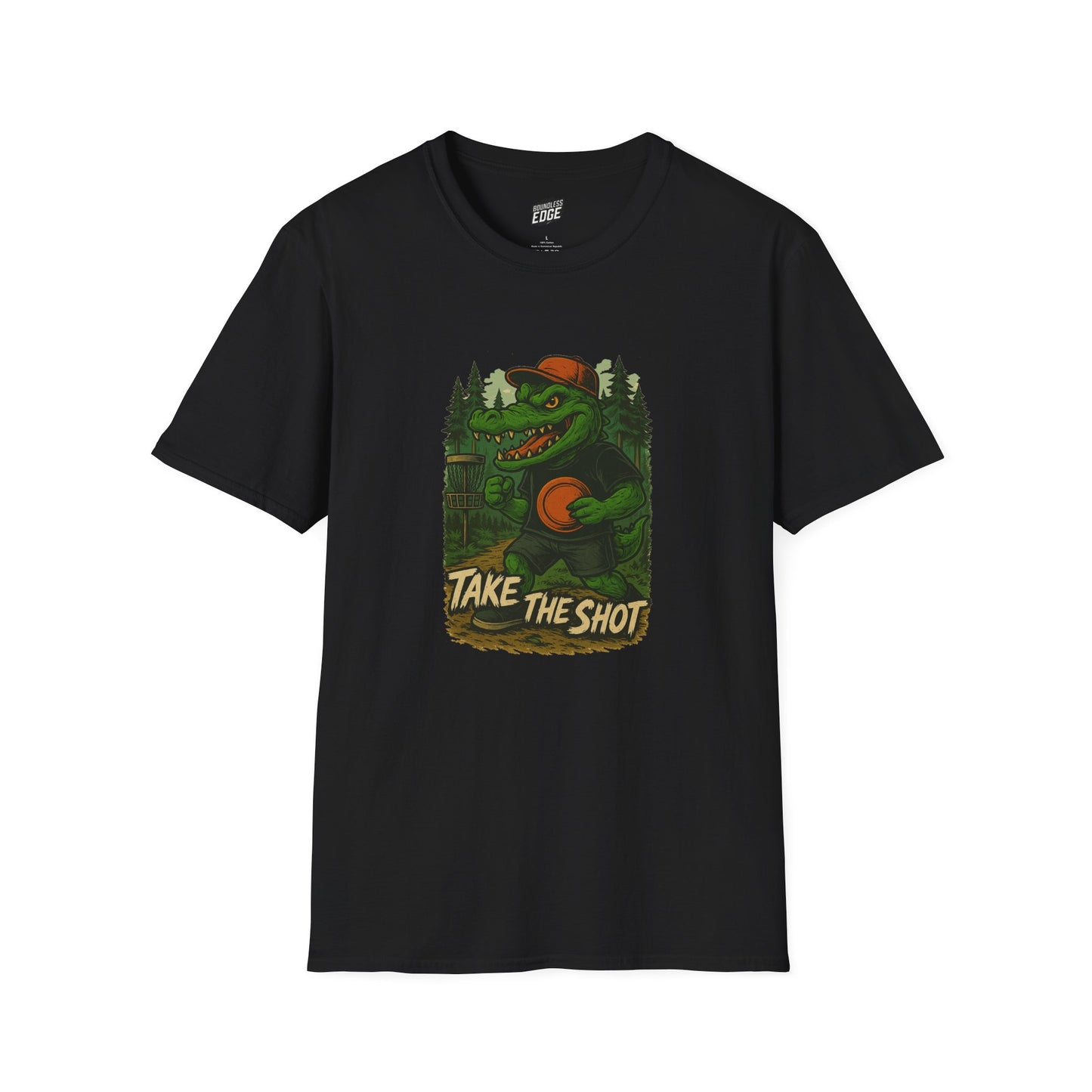 Take the Shot Disc Golf Gator Men's Basic T-Shirt