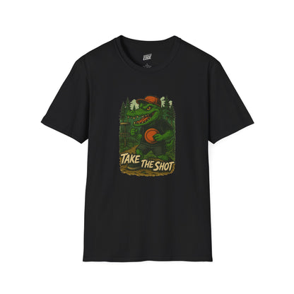 Take the Shot Disc Golf Gator Men's Basic T-Shirt