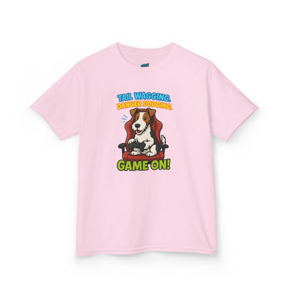 Game On... Playing with Danger Girls' Heavy Cotton T-Shirt