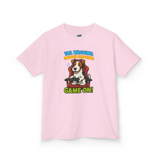 Game On... Playing with Danger Girls' Heavy Cotton T-Shirt