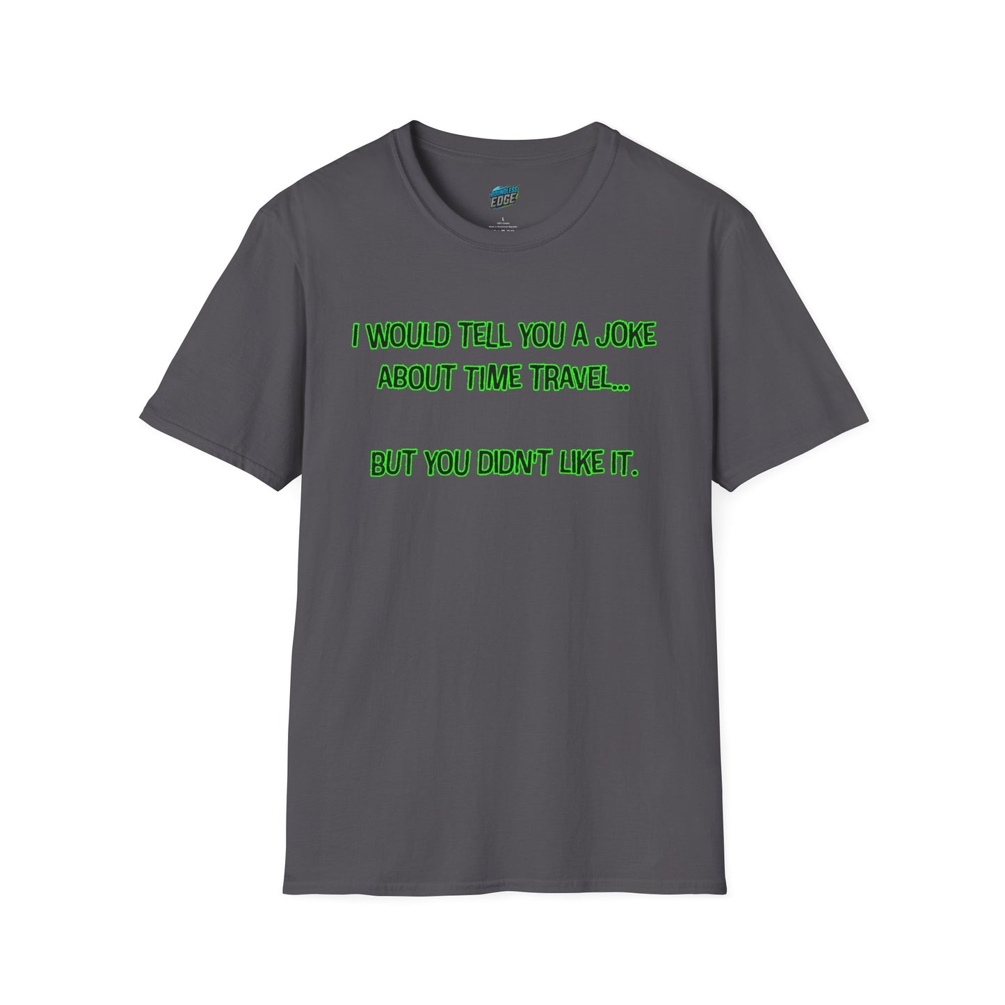 Time Travel Joke Dad Joke Humor Men's Basic T-Shirt