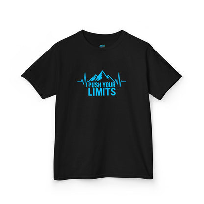 Push Your Limits Hiking Boys' Heavy Cotton T-Shirt