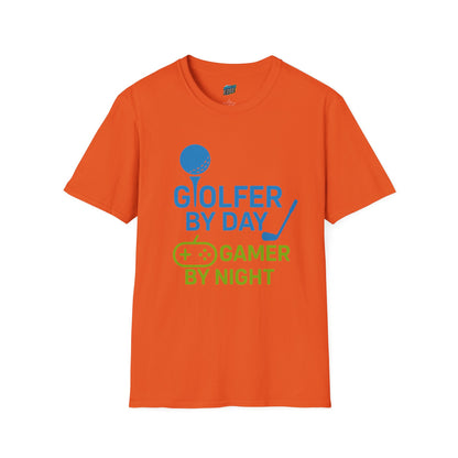 Golfer by Day, Gamer by Night Men's Basic T-Shirt
