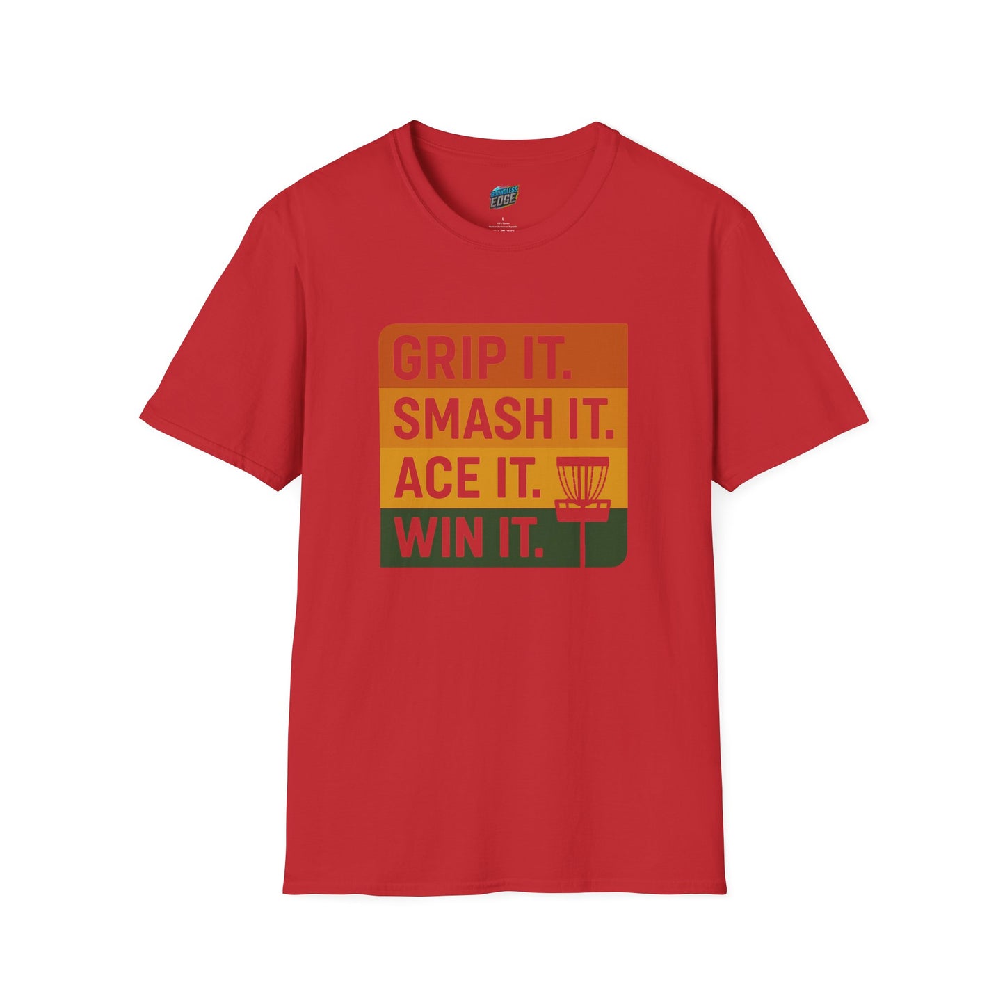 Grip it. Smash it. Ace it. Win it. Disc Golf Men's Basic T-Shirt