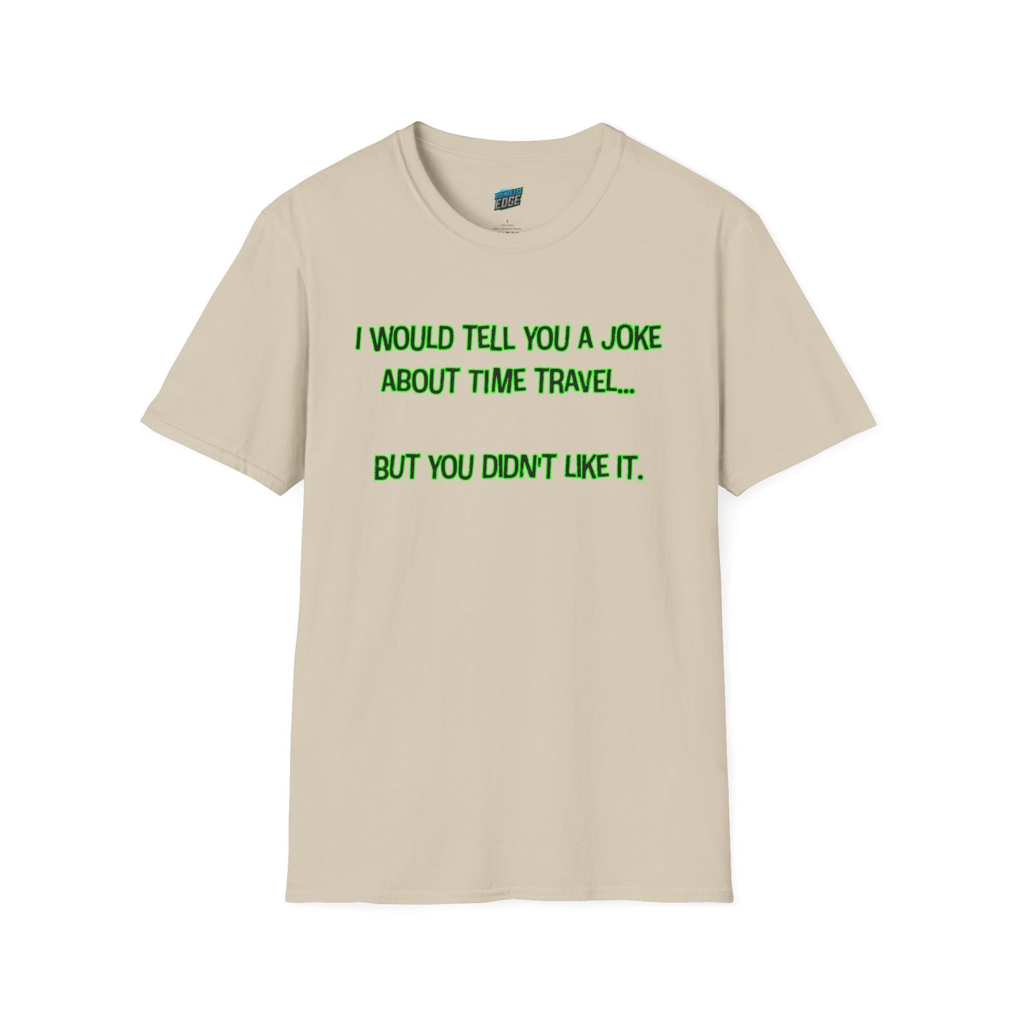 Time Travel Joke Dad Joke Humor Men's Basic T-Shirt