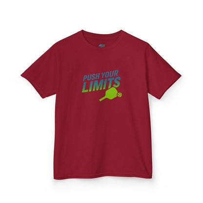 Push Your Limits Pickleball Girls' Heavy Cotton T-Shirt