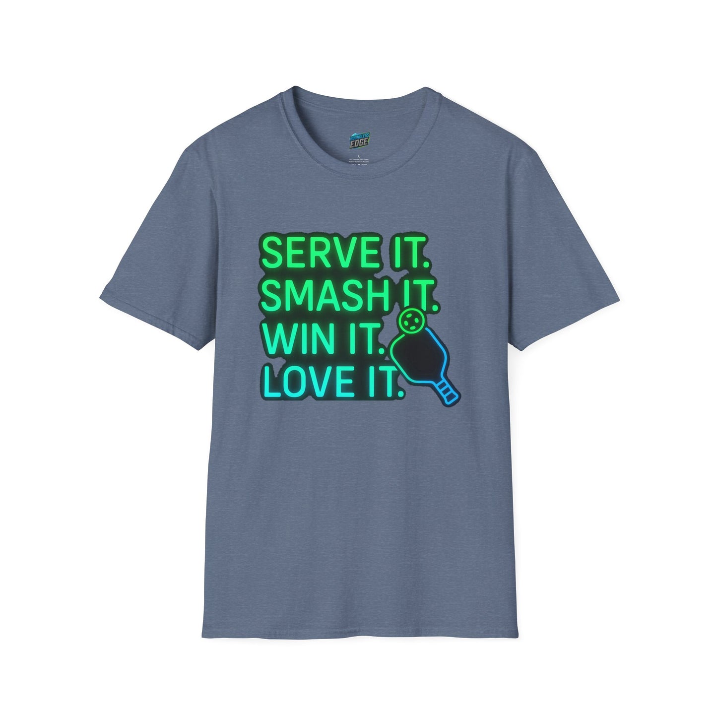 Serve it. Smash it. Win it. Love it. Pickleball Men's Basic T-Shirt