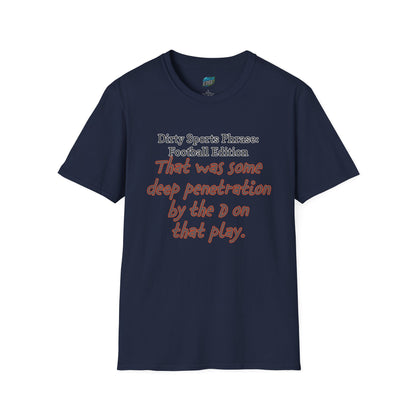 Dirty Sports Phrase... Football Humor Men's Basic T-Shirt