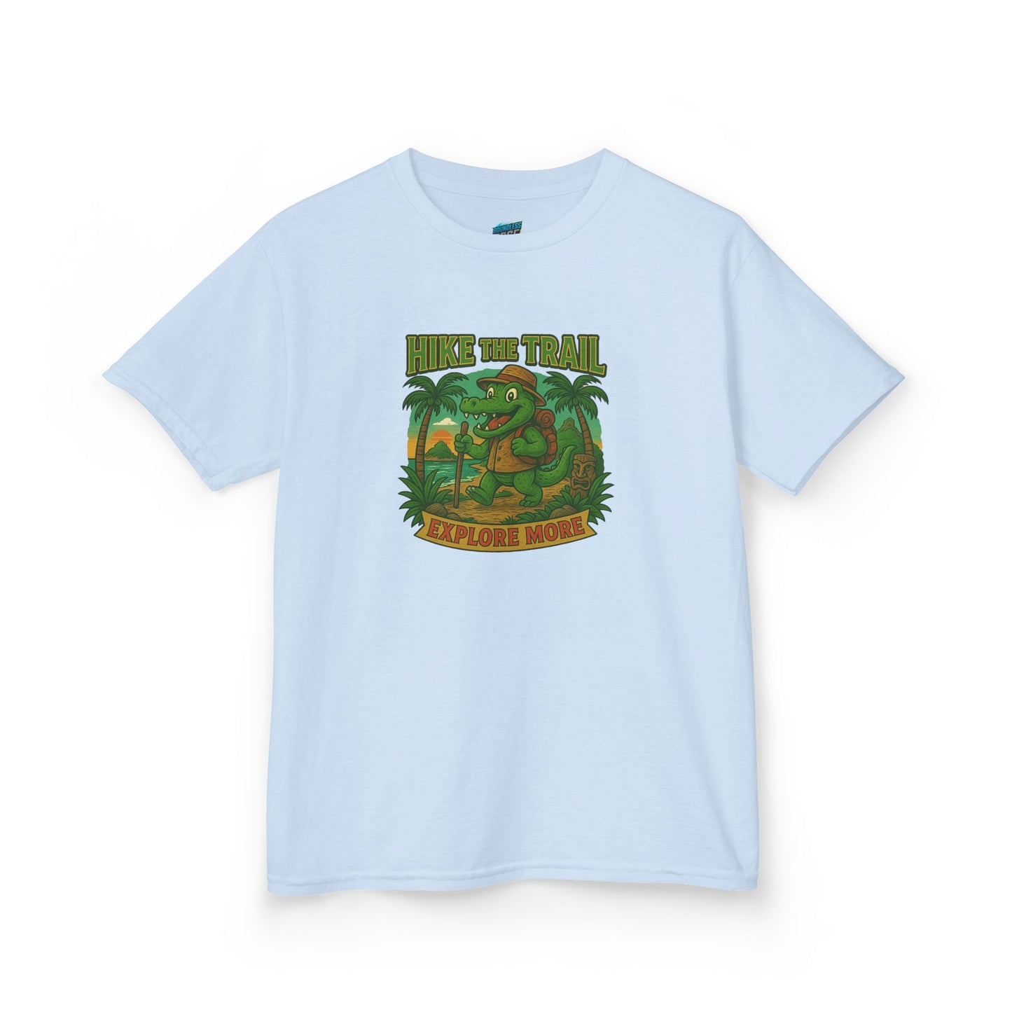 Hike the Trail Gator Hiking Girls' Heavy Cotton T-Shirt