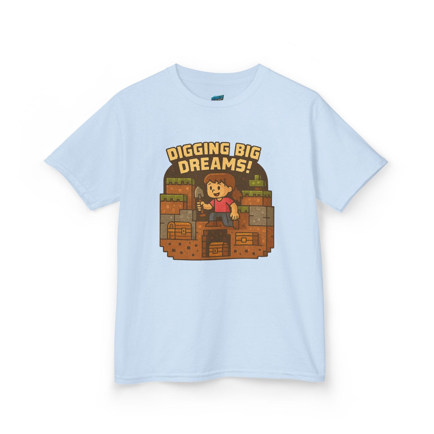 Digging Big Dreams Playing with Danger Girls' Heavy Cotton T-Shirt