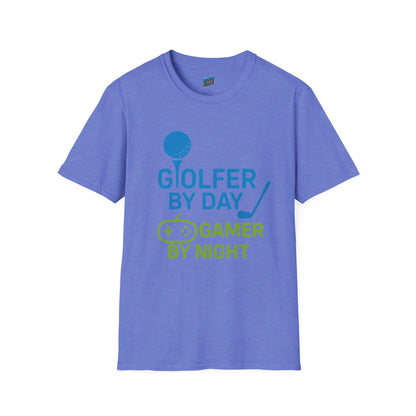 Golfer by Day, Gamer by Night Men's Basic T-Shirt
