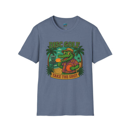 Take the Shot Disc Golf Gator Women's Basic T-Shirt