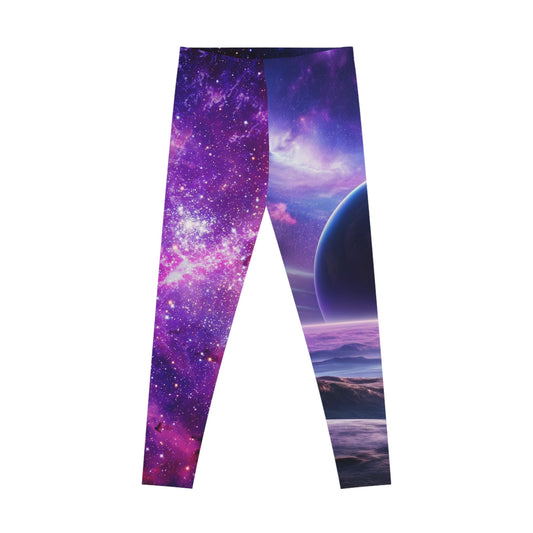 Galaxy Inspired Women's Stretchy Cosmic Leggings Bottoms