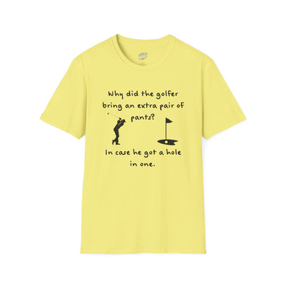 Hole in One Golf Humor Men's Basic T-Shirt