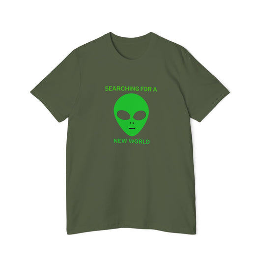 Alien Searching for a New World Humor Men's Premium T-Shirt