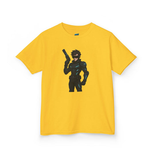 Cyber Agent Anime Girls' Heavy Cotton T-Shirt
